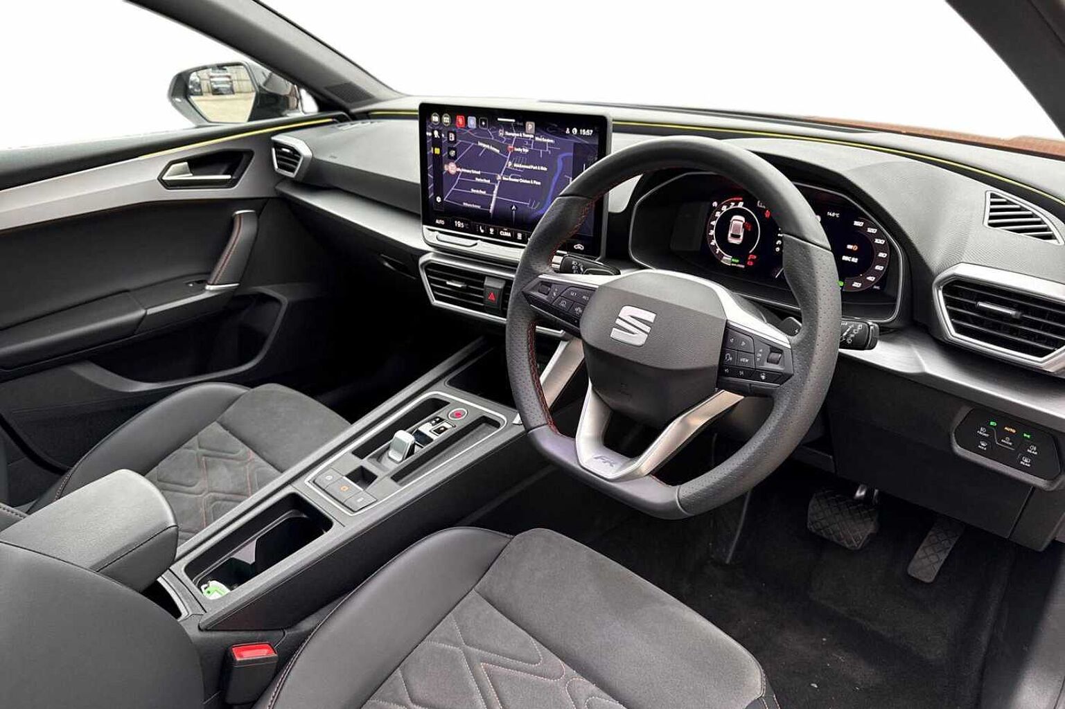 SEAT Leon 1.5 eTSI MHEV FR Black Edition Hatchback 5dr Petrol Hybrid DSG Euro 6 (s/s) (150